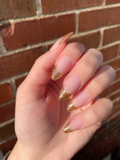 Nails Pale Pink, Press On Nails French Tip, Press On Nails French, Gold French Tip, Pale Pink Nails, Nails Neutral, Nails French Tip, Infinity Nails, Chrome Nail Art