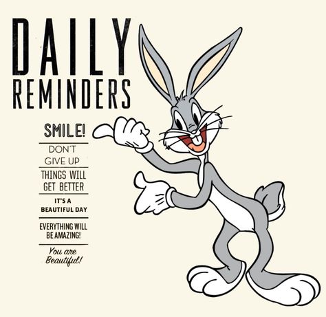 Remind yourself daily to stay strong, to hang on and to be optimistic! Bugs Bunny Quotes, Daffy Duck Quotes, Hang In There Quotes, Bugs Bunny Pictures, Bugs Bunny Drawing, Duck Quotes, Bunny Quotes, Bear Quote, Looney Tunes Cartoons