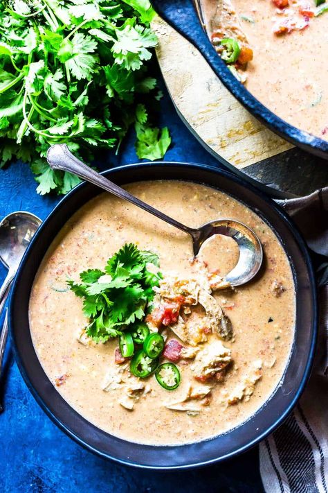 Queso Soup, 30 Minute Soup Recipes, Keto Queso, Chicken Queso, Queso Chicken, Keto Taco Seasoning, Keto Chicken Soup, Soup Keto, Chicken Keto