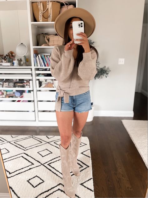 Summer to fall transition look🍁🍂 love a good wrap sweater! 🤎 I got this one during the Nsale and it’s soo cozy and can be dressed up for work too! ✨ linking a similar one too that’s on sale Wrap top, Nordstrom, fall outfit, sweater weather, coastal cowgirl, cowboy boots, summer to fall look, fall outfit 2023 Follow my shop @misstanushreesoni on the @shop.LTK app to shop this post and get my exclusive app-only content! #liketkit #LTKsalealert #LTKSeasonal #LTKstyletip @shop.ltk https://like Cowboy Boots Summer, Fall Outfit 2023, Outfit 2023, Best Wraps, Cowgirl Cowboy, Fall Transition, Summer To Fall, Coastal Cowgirl, Wrap Sweater