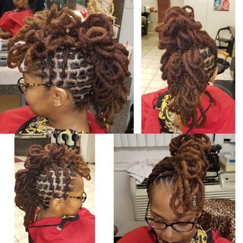 Maintenance n petal mohawk.. Petal Mohawk, Next Fashion, African Women, Locs, Womens Hairstyles, My Pictures, Dreadlocks, My Style, Hair Styles