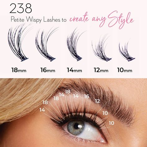 SAVE FOR LATER - PETITE WISPY LASH MAP 🩷 ㅤ With 19 wears per box - our Miss Wispy Luxe 3D Flawless DIY lash clusters in Petite Wispy is perfect for everyday wear, lasting up to 7-10 days. Our lashes are waterproof, cruelty free and loved by thousands! SHOP ➡️ onevsalon.com 💕 ㅤ #onevsalon #browlamination #browlift #browhack #makeup #fyp #foryou #browlifting #browhack #brows #lashlift #lashes #beauty #lashextensions #browshaping #browsonfleek #diylashextensions #lashclusters #30dlashes #diylash... Brow Hacks, Diy Lashes, Eye Gel Pads, Cluster Eyelash Extensions, Wispy Eyelashes, Textured Layers, Henna Brows, Cluster Eyelashes, Lash Clusters