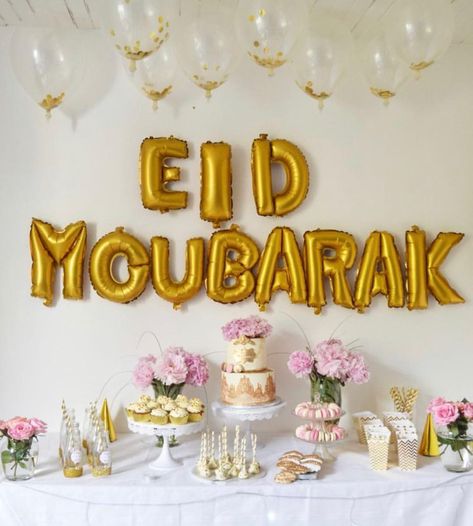 Diy Eid Decorations, Eid Moubarak, Eid Mubarak Messages, Eid Sweets, Decoraciones Ramadan, Eid Mubark, Eid Cake, Eid Mubarak Decoration, Eid Mubarak Images