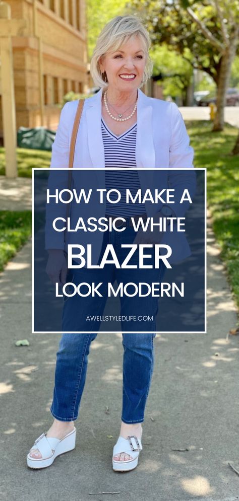 Outfits With White Blazers For Women, Styling A White Blazer, How To Style White Blazer, White Linen Blazer Outfit Women, How To Style A White Blazer, White Blazer Outfits For Women, White Blazer Outfit Casual, White Blazer Outfit Work, Style A White Blazer