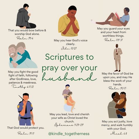 Fathers, husbands, men. They push us and challenge us to see God the Father. They are called to walk as created in His image - yet broken because we walk in a fallen world. What an honor to pray for our husbands, the father of our children, the sons of God. Drop a 🙏 if you’re committed to praying for your spouse. How To Pray Over Your Children, Kingdom Spouse Prayers, God My Father, Created In His Image, Future Husband Prayer, Prayers For My Husband, Learn The Bible, In His Image, Man Of God