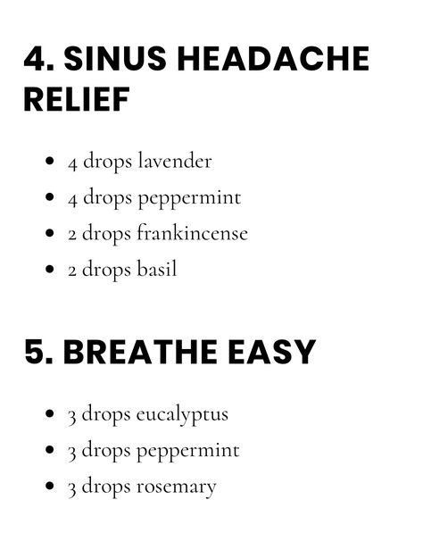 Essential Oil Recipes Sinus Relief, Essential Oils For Colds Sinus Relief, Diffuser For Sinus Relief, Sinus Blend Essential Oils, Essential Oil Blends For Sinus Relief, Essential Oils For Sinuses, Sinus Relief Diffuser Blends, Remedy For Sinus Headache, Essential Oil Sinus Relief