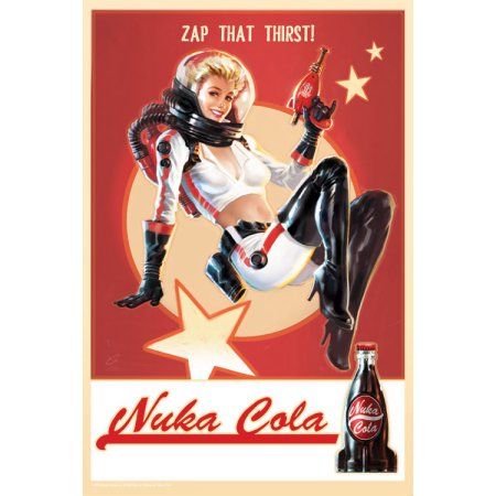 Nuka Cola Poster, Fallout Poster, Fallout Nuka Cola, Fallout Posters, Arte Pin Up, Nuka Cola, Fallout Art, Space Girl, Fallout 4