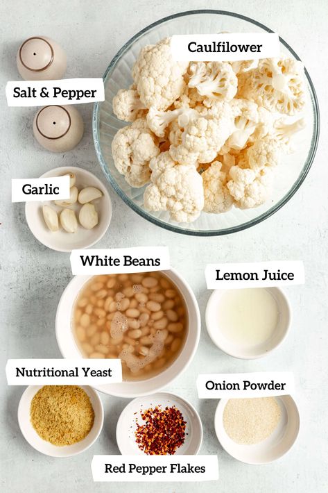 Cauliflower Béchamel Sauce (Vegan) Vegan Cauliflower Sauce, Healthy Bechamel Sauce, Vegan White Bean Sauce, Cauliflower Bechamel Sauce, Cauliflower And Beans, Cauliflower White Sauce, Cauliflower Sauce Recipes, Cauliflower Pasta Sauce, White Bean Sauce