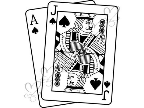 Jack Card Tattoo Design, Black Jack Tattoo Playing Cards, Yogi Tattoo, Poker Tattoo, Playing Card Tattoos, Jack Tattoo, Ace Tattoo, Jack Of Spades, Card Playing