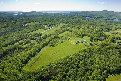 100 Acres Of Land, House On Acres Of Land, 50 Acres Of Land, Acres Of Land, Mansion On Acres, Lincolnville Maine, Land Property Real Estates, Hampton Home, Utility Buildings