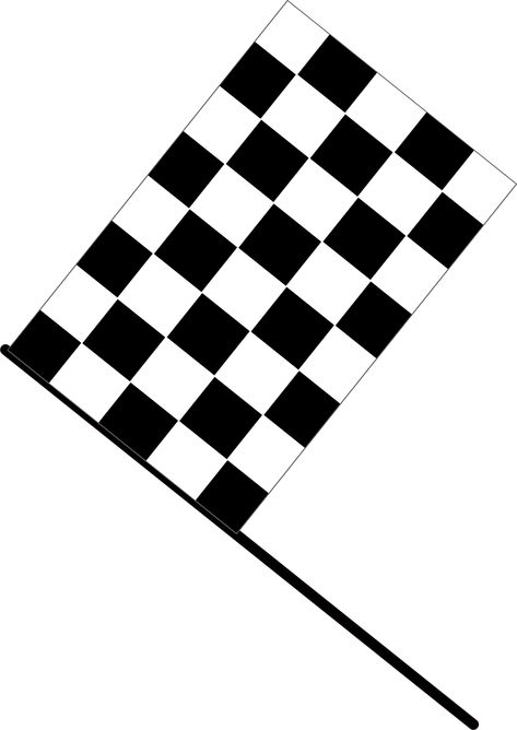 Checkered flag by @J_Alves, The checkered flag (flat version) symbolizing the end of a car race. Drawn in Inkscape., on @openclipart Printable Checkered Flag, Birthday Chocolate Bar Wrappers, Car Cake Toppers, Flag Printable, Flag Template, Flag Crafts, Hot Wheels Birthday, Car Flags, Car Themes