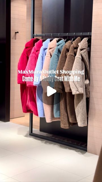 🆃🅷🆁🅸🅵🆃🅴🆁 on Instagram: "✨WATCH THIS VIDEO BEFORE BUYING A MAXMARA TEDDY COAT!✨

COME TO THE MAXMARA OUTLET WITH ME | shopping for the iconic Teddy coat 

So one things that’s been on my #wishlist is the #maxmarateddybearcoat but I had no idea what size I would need or what the difference was between the “Teddy bear icon” and the “Tedgirl” so I went into the outlet to do some research hope this helps you too if you’re shopping for one.

So my conclusion is that I like the Tedgirl in size S.  I would say size down 1 size.  The sleeves are short so if you have long arms I would say size up.

Shop coats here:
https://liketk.it/4RuOb

#maxmara #premiumoutlet #bicestervillage #reel #fallmusthaves #reelsinstagram #reel #reelitfeelit #videoftheday #fridayreels #designerforless #howtolookex Maxmara Teddy Coat, Max Mara Teddy Coat Outfit, Teddy Coat Outfit Black, Max Mara Teddy Coat, Teddy Bear Icon, Teddy Coat Outfit, Bear Icon, Teddy Bear Coat, Fall Must Haves