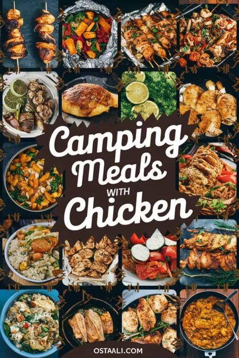 Love cooking outdoors? These delicious camping meals with chicken will make your taste buds dance. From hearty chicken stir-fries to mouthwatering chicken foil packets there's something for everyone. Perfect for campsites or backyard cookouts. Enjoy easy recipes that are fun and family-friendly. Camping never tasted so good!" https://ostrali.com/camping-meals-with-chicken/ Camping Chicken Recipes, Camping Foil Packets, Camp Stove Recipes, Camping Recipes Dinner, Campfire Dinner Recipes, Meals With Chicken, Easy Camping Dinners, Campfire Dinners, Quick Chicken Dinner