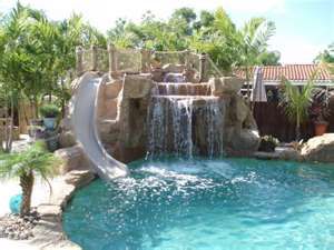 Pool With Waterfall, Outdoor Pool Decor, Swimming Pool Waterfall, Backyard Pool Design, Waikoloa Village, Amazing Swimming Pools, Rock Waterfall, Pool Waterfall, Luxury Pools