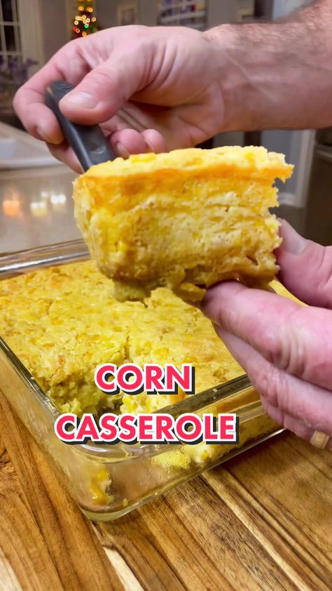 Chef Tim Clowers on TikTok 500k Followers, Easy Corn Casserole, Chef Tim, Casserole Side Dishes, Corn Casserole Recipe, Veggie Casserole, Cornbread Casserole, Corn Casserole, Trending Recipes