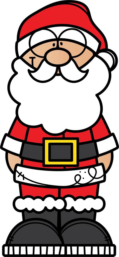 Santa Cartoon Drawing, Santa Clipart Black And White, The Grinch Clipart, Santa Cartoon, Santa Claus Clipart, Calendar December, Classroom Christmas Decorations, Cookie Clipart, Cartoon Santa Claus