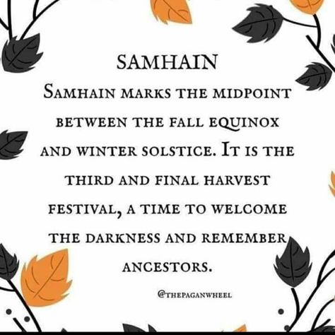 Samhain Quotes, Pagan Sabbats, Blessed Samhain, North Node, Samhain Halloween, Eclectic Witch, Halloween Tags, Spiritual Energy, Season Of The Witch