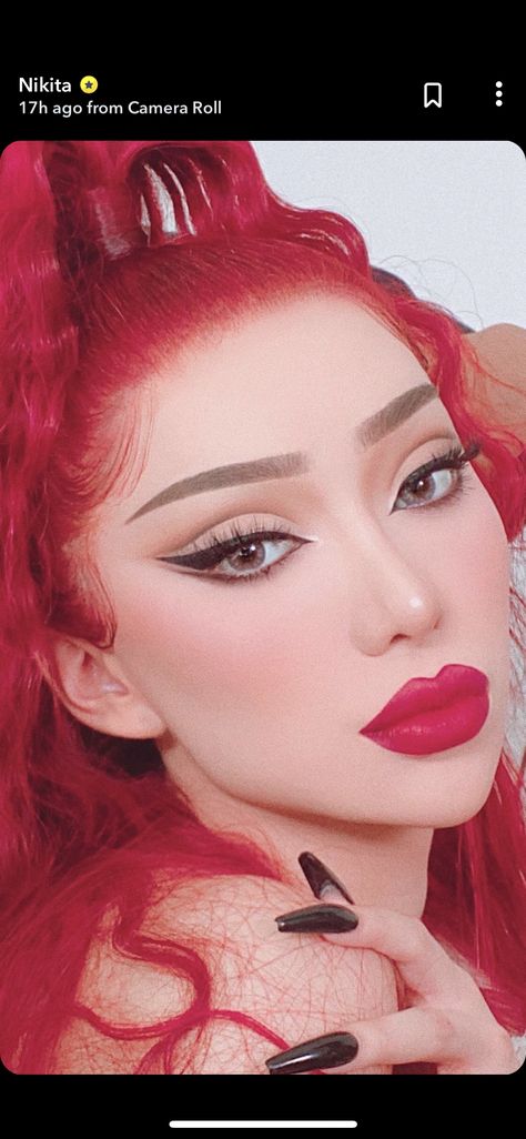 Nikita Dragun, Famous Makeup Artists, Super Cute Dogs, My Boards, Alternative Makeup, Glam Makeup Look, Edgy Makeup, Transgender Women, Face Hair