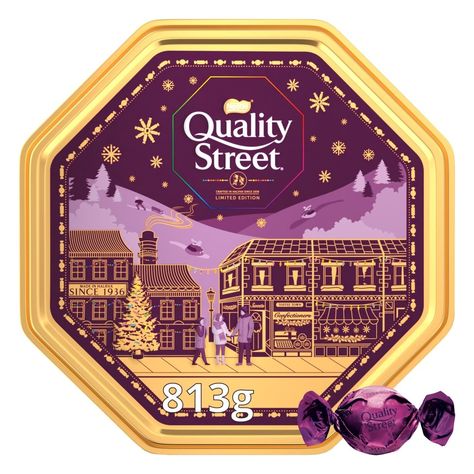 Quality Street Chocolate Tin 813g Assorted Milk, Dark Chocolates & Toffees, Perfect for Christmas & Celebrations Indulge in the timeless tradition of Quality Street Chocolate Tin 813g, a beloved selection of individually wrapped milk chocolates, dark chocolates, toffees, and fruit crèmes. Perfect for sharing during Christmas and other celebrations, this iconic tin brings joy and delight with every piece. https://urbanshoppi.com/product/quality-street-chocolate-tin-813g/ #qualitystreetchoco... Quality Streets Chocolates, Strawberry Delight, Chocolate Toffee, Quality Street, Brings Joy, Buying Groceries, Chocolate Strawberries, Holiday Gathering, Chocolate Candy