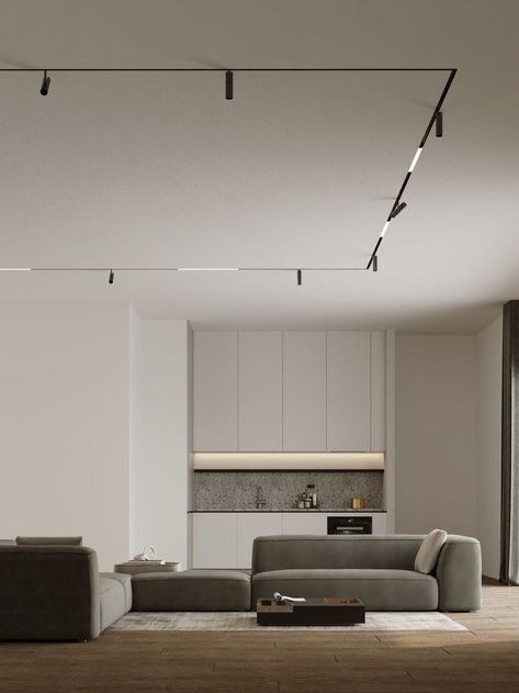 #Helen40#Tracklight #deesslighting #deess #modernlighting #moderntracklight#tracklight. Modern Track Lighting, Ceiling Design Modern, Bespoke Lighting, Modern Houses Interior, Residential Design, Ceiling Design, تصميم داخلي, Ambient Lighting, Lighting Fixtures