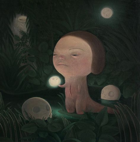 Roby Dwi Antono, San Francisco Art, Midnight Garden, Gallery Website, Pop Surrealism, Surreal Art, Pretty Art, Art Exhibition, Dark Art