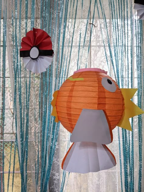 Diy Pokemon Backdrop, Pokemon Diy Decorations Party Ideas, Pokestop Diy, Halloween Pokemon Decorations, Pokemon Halloween Decor, Pokemon Decorations Diy, Pokemon House Decor, Pokemon Halloween Decorations, Pokemon Trunk Or Treat Ideas