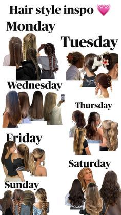 Cute Dressy Hair Ideas, Hair Styles For After Showers, Easy Hairstyles For Back To School, Hair Of The Week, Hairstyles For Friday, Ponytail Outfit Winter, Things To Do With Your Hair, Cute Hair Down Hairstyles, Cute Hairstyles For Medium Hair Easy