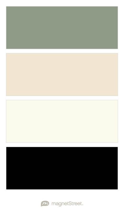 Black Wedding Color Palette, Champagne Wedding Colors Scheme, Ivory And Black Wedding, Black Champagne Wedding, Champagne Color Palette, Sage Wedding Colors, Champagne Wedding Colors, Calendar Magnets, Custom Refrigerator