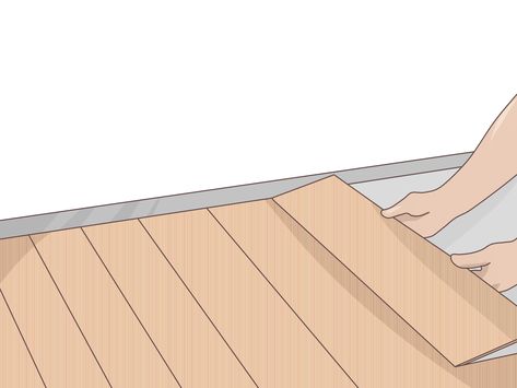 3 Simple Ways to Cover Carpet in a Rental - wikiHow Carpet Cover Up Ideas Temporary, Laminate Over Carpet, Carpet Dining Room Solutions, Rental Carpet Solutions, Carpet In Dining Room Solutions, Rental Flooring Temporary, Apartment Carpet Covering, Carpeted Dining Room Solutions, Covering Carpet In A Rental