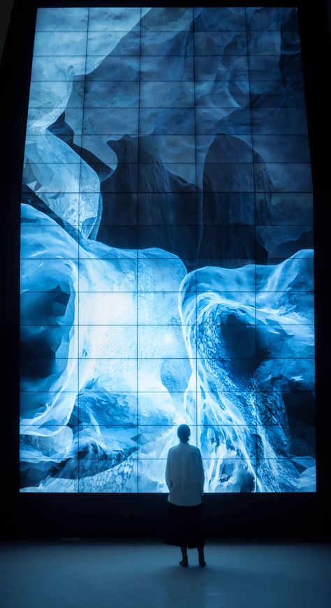 Vision Wall, Technology Art, New Media Art, Interactive Installation, Projection Mapping, Interactive Art, Media Wall, Video Wall, Technology Design