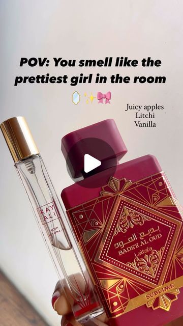 Scent To Be | Fragrance Reviews| UGC on Instagram: "Save to buy later 🍓🍓  Comment ‘link’ and I’ll send them to you.   Perfumes mentioned:  @lattafa_perfumes Sublime  @kayali Eden Juicy Apple   #discoverunder20k #scentoftheday #sotd #prettygirlera #perfumeblogger #pretty #perfumereview  *Not affiliated with instagram of any brand. No commercial gain via sale, contest or giveaway*" Kayali Eden, Perfume Reviews, Smell Goods, Smell Good, Eden, Fragrance, Quick Saves, Instagram, Art