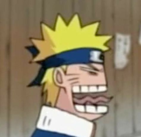 Naruto Funny Icons, Naruto Low Quality Pics, Funny Naruto Pictures, Naruto Funny Faces, Never Pause Naruto, Naruto Low Quality, Cursed Anime, Low Quality Anime, Naruto Painting