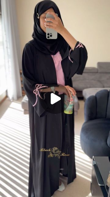 SHAISTA on Instagram: "“Oh girl, how can you deny it? You totally deserve this cute abaya! 💖”
#modestfashion 
#modestfashioninspiration 
#modestfashionblogger
#coffelover" Cute Abaya, Embroidery Bow, How Can, Modest Fashion, Blogger, Embroidery, On Instagram, Quick Saves, Instagram