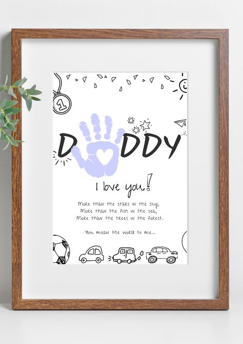 Express your love for Dad with our Dad Handprint Art Craft! 🤲💙 This heartfelt Father's Day activity includes a touching Daddy poem, perfect for kids, babies, and toddlers. Create a cherished keepsake and DIY card, combining the warmth of handprints with sentimental words. Gift a memory that lasts with this special Daddy poem card. Celebrate Dad in a creative and meaningful way! 🎉👨‍👧‍👦 #FathersDayCrafts #HandprintArt #DaddyPoem Kids Fathers Day Crafts, Fathers Day Poems, Fathersday Crafts, Charlie Brown Christmas Tree, Unique Gifts For Dad, Memory Crafts, Handprint Art, Toddler Art, Fathers Day Crafts