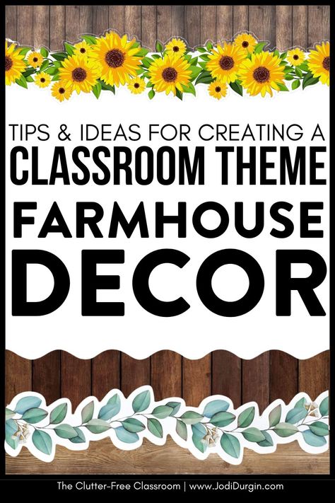 1st, 2nd, 3rd, 4th & 5th looking for Farmhouse Classroom Theme or Door Decor Ideas will find the inspiring photos & decorating tips from the Clutter Free Classroom. Teachers in Elementary Schools wondering how to set up a classroom on a budget will love the bulletin board inspo, photos, & DIY tips for setting up their rooms for back to school or a mid-year refresh to be motivational. You'll also find classroom decor bundles & theme ideas to be quick & easy! Farmhouse Classroom Door Ideas, Farmhouse Classroom Decor Elementary, Farmhouse Bulletin Board Ideas, Farmhouse Classroom Bulletin Board, Farmhouse Classroom Theme, Classroom On A Budget, Elementary Classroom Decor Themes, Modern Farmhouse Classroom, Rustic Classroom Decor