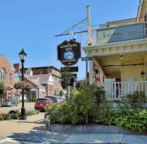 This is a Photo of Kennebunk Maine. A  few miles from Kennebunkport Kennebunk Maine, Maine New England, Small Town Living, Kennebunkport Maine, New England Road Trip, New England States, Maine Vacation, Maine Travel, New England Travel