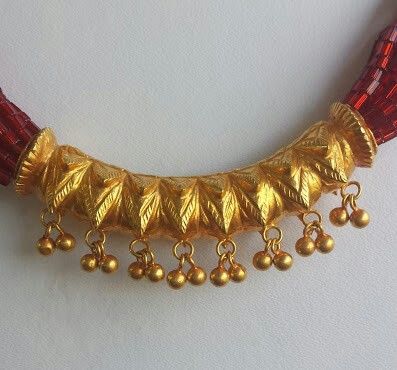 Pote mala Gold Necklace Nepali Bridal Jewelry, Nepali Gold Jewellery, Tilhari Design, Nepali Jewelry Gold, Kumauni Jewellery, Nepalese Jewelry, Nepali Jewelry, Gold Jewelry Simple Necklace, Gold Mangalsutra Designs