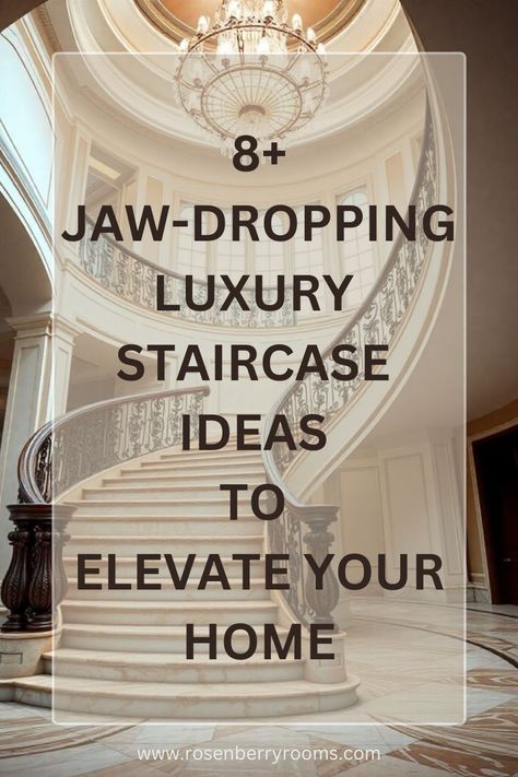 A Luxury Staircase is more than a transition—it’s a breathtaking focal point. These dream-worthy designs showcase intricate detailing, lavish materials, and seamless craftsmanship, making every step an experience. From contemporary floating stairs to regal grand staircases, these ideas redefine interior elegance. ✨🏡 

#LuxuryStaircase #InteriorLuxury #StairwayToLuxury #ArchitecturalMasterpiece #LuxuryLife Grand Staircases, Luxurious Staircase, Luxury Staircase, Floating Stairs, Staircase Ideas, Grand Staircase, Staircases, Luxury Life, Showcase Design