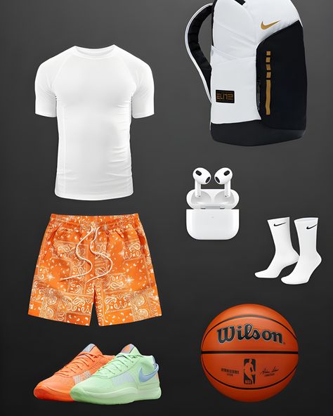 Outfit ideas 4 Hoopers🏀 Link in bio for all shorts, graphic tees and Compressions🔗. #basketball #outfit #outfitinspiration #clothing #foryou #future Basketball Outfit Ideas, Hooper Outfit, Hooper Fits, Graphic Tee Outfit Men, Basketball Shorts Outfit, Basketball Drip, Basketball Fits, Basketball Apparel, Basketball Outfits