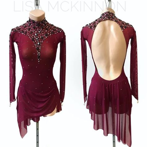 Skaters Dress, Lisa Mckinnon, Academia Aesthetic Outfit, Figure Skating Competition Dresses, Dancesport Dresses, Figure Skating Outfits, Ice Skating Outfit, Jazz Costumes, Figure Skating Costumes