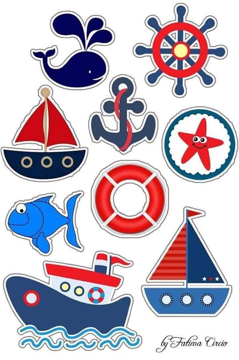 Seaman Cake Topper, Nautical Printables, Sailor Birthday, Sailor Theme, Nautical Birthday, Birthday Cake Topper Printable, Nautical Party, Nautical Baby, Nautical Theme