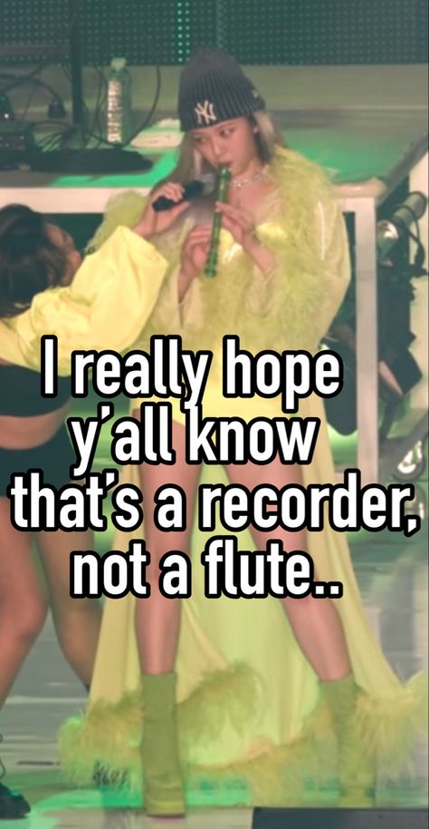 As a flute player, I get so mad when someone calls a recorder a flute omll 😾😾😾😾😾 Flute Pick Up Lines, Band Humor Flute, Things Only Flute Players Understand, Careless Whisper Flute Sheet Music, Flute Jokes, Recorder Flute, Flute Memes, Flute Problems, Flute Memes So True