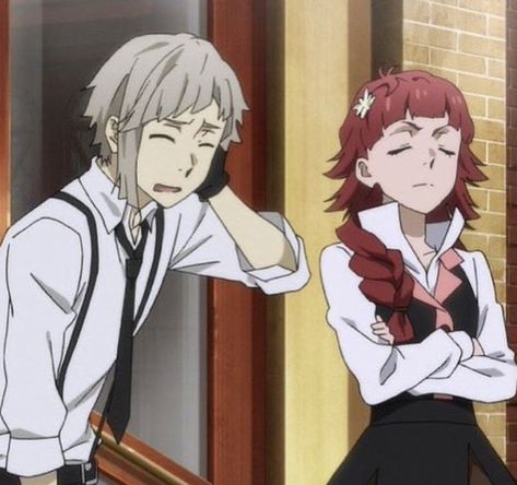 Atsushi X Lucy, Lucy Bsd, Lucy Montgomery, Bungou Stray Dogs Atsushi, Lucy Maud Montgomery, Bsd Ships, Atsushi Nakajima, Store Design Boutique, Bsd Memes