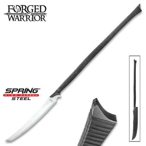 Ninja Gear, Bo Staff, Types Of Swords, Swords Medieval, Cool Swords, Spring Steel, Stinger, High Carbon Steel, Tactical Gear