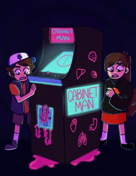 Cabinet Man Fanart, Cabinet Man, Neil Cicerega, Neil Cicirega, Neil Cicierega, The Scorpions, Lemon Demon, Gravity Falls Art, Man Art