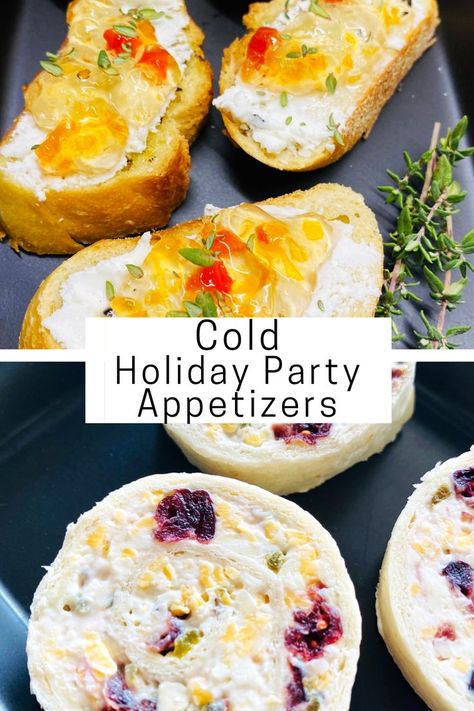 cold party appetizers Cold Party Appetizers, One Bite Appetizers, Holiday Party Appetizers, Tiny Foods, Holiday Side Dish, Small Appetizers, Holiday Side, Cold Appetizers, Game Day Snacks