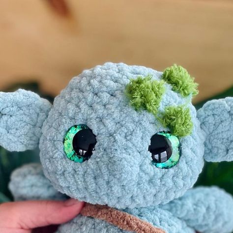 Kaileyn on Instagram: "Another day, another Goblin Baby! ☺️ Completely obsessed with the little mossy spots 💚 Credit for that idea goes to @momsstitchetti 😍 Pattern by: Me 💚 Eyes by: @darkside_crochet  Yarn from: @premieryarns  #crochet #crochetaddict #crochetersofinstagram #amigurumi #amigurumis #kaiskreations #babygoblin #goblin" Goblin Crochet Pattern, Crochet Goblin, Goblin Crochet, Knit Projects, Amigurumi Free, Crochet Baby Patterns, Amigurumi Free Pattern, Another Day, Christmas Crochet