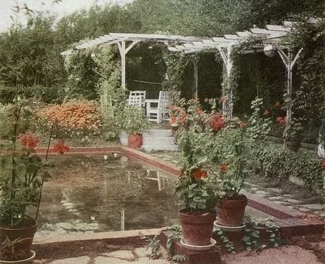 Dior's garden at the Villa Les Rhumbs in Granville in Normandy, France. Natural Ponds, Normandie France, The Old Ways, Natural Pond, Luxury Family, Future Garden, Rural Retreats, English Country Gardens, Old Ways