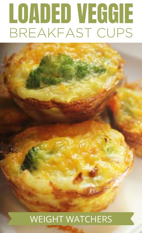 Veggie Egg Cups Breakfast, Ww Egg Muffins Breakfast, Ww Egg Bites Oven, Scrambled Egg Cups In Oven, Ww Egg Muffins, Ww Egg Bites, Healthy Egg Bites Muffin Tins, Weight Watchers Egg Bites, Vegetarian Egg Bites