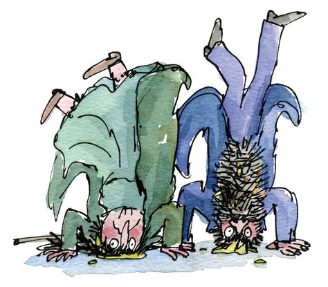 The Twits Quentin Blake Roald Dahl Illustrations, Roald Dahl The Twits, Quentin Blake Illustrations, International Womens Day Quotes, Roald Dahl Day, Roald Dahl Books, Uplifting Books, The Twits, Writer Humor